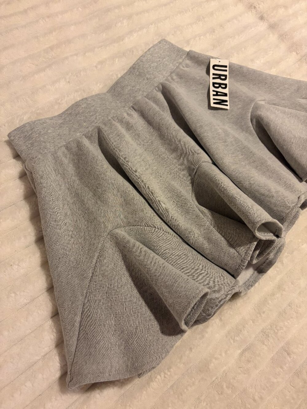 Urban Outfitters Out From Under Gray Flare Fleece Lounge Skirt NWT - SIZE M